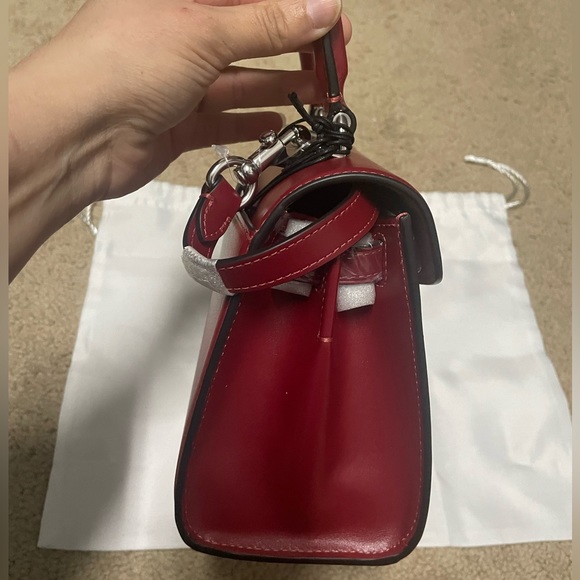 ***RARE*** Limited Edition: Coach Lunar year Dragon Ruby Red Sammy Top Handle 21 - Picture 8 of 16